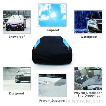 Lockable sun proof automatic plastic car cover